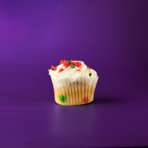Peppermint Crunch cupcake