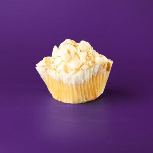 White Chocolate Peanut Butter cupcake