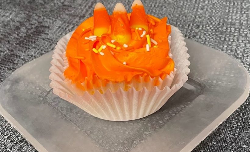 Candy Corn Cupcake