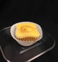 A peach poundcake topped with a peach glaze. Peach Poundcake