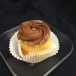 2 vanilla cupcakes with vanilla pudding filling and finished with chocolate buttercream. Boston Cream
