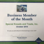 Business Member of the Month, Special Kneads and Treats, Inc. October 2014. We value your partnership and continued patronage to Sam's Club. Kennard Jimerson, Sam's Club Manager