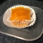 A peach poundcake topped with a peach glaze. Peach Poundcake